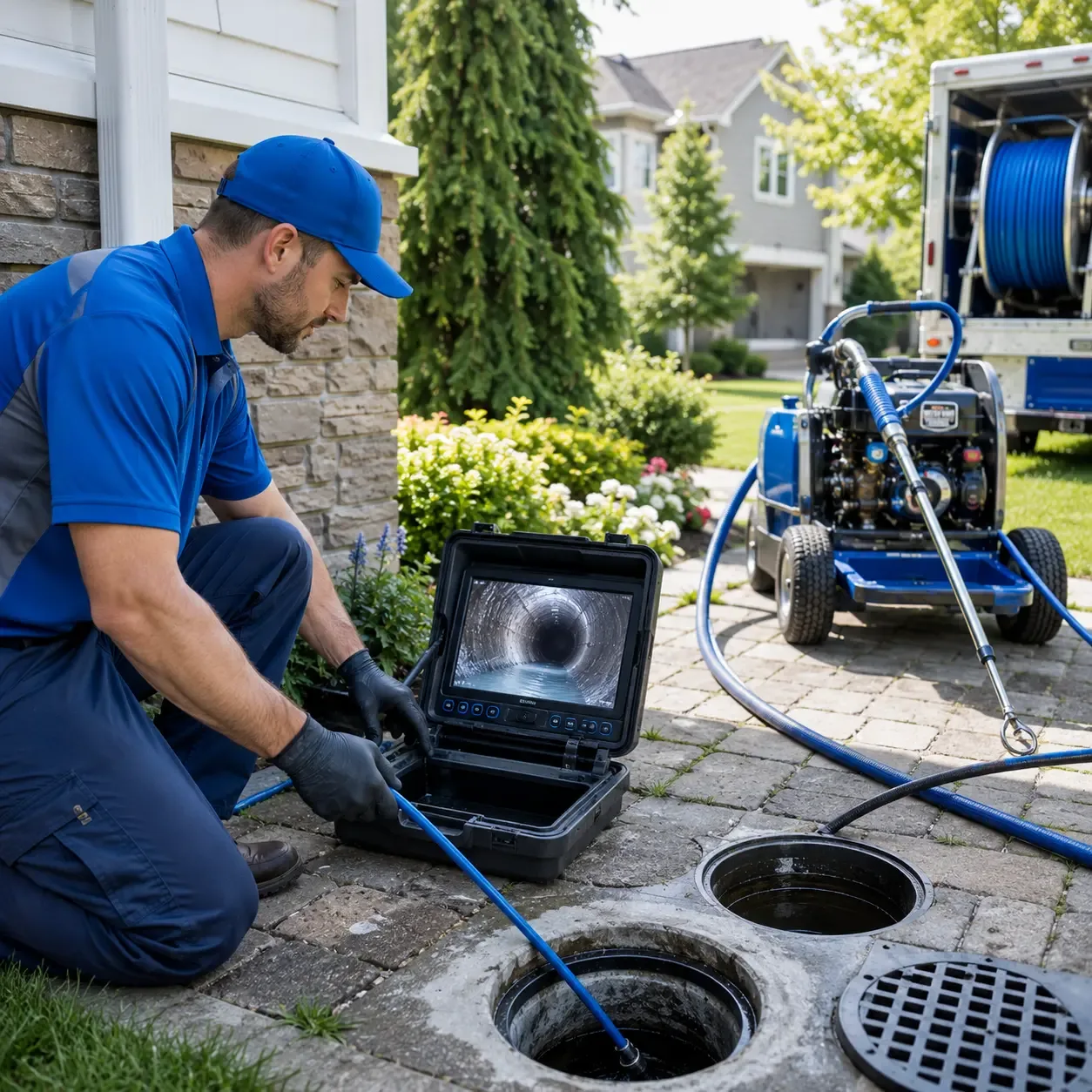 Outdoor drain cleaning professionals serving Leesville, OH